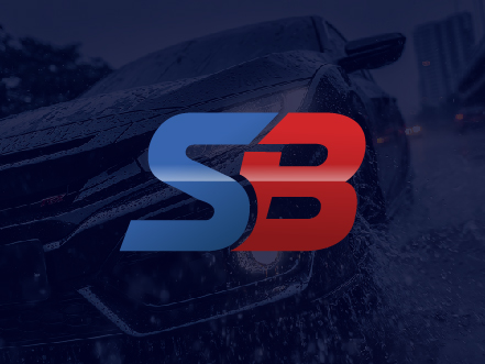 Sam Boswell Automotive Group SB monogram logo design for multi-brand car dealership in Alabama and Florida
