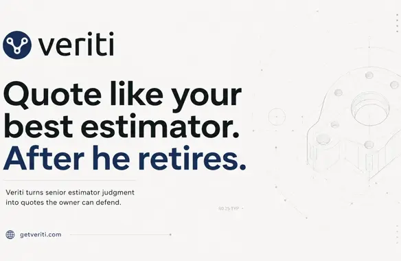 Veriti precision CNC quoting product identity