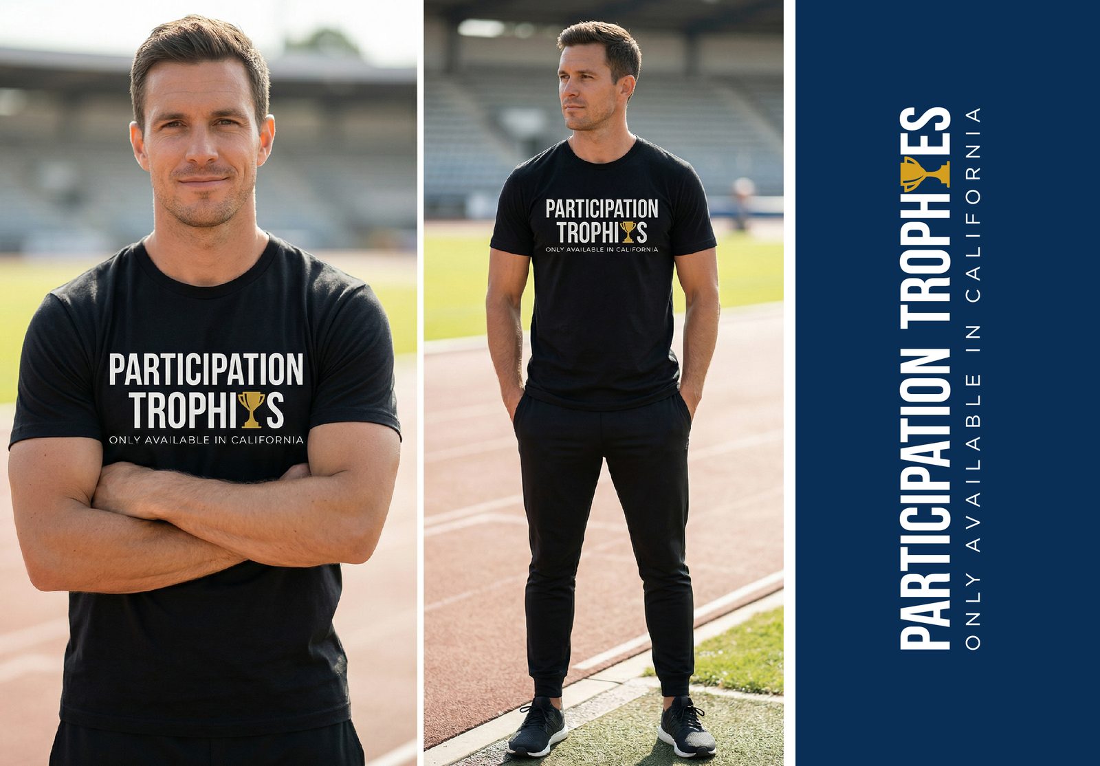 Participation Trophies Only Available in California t-shirt design