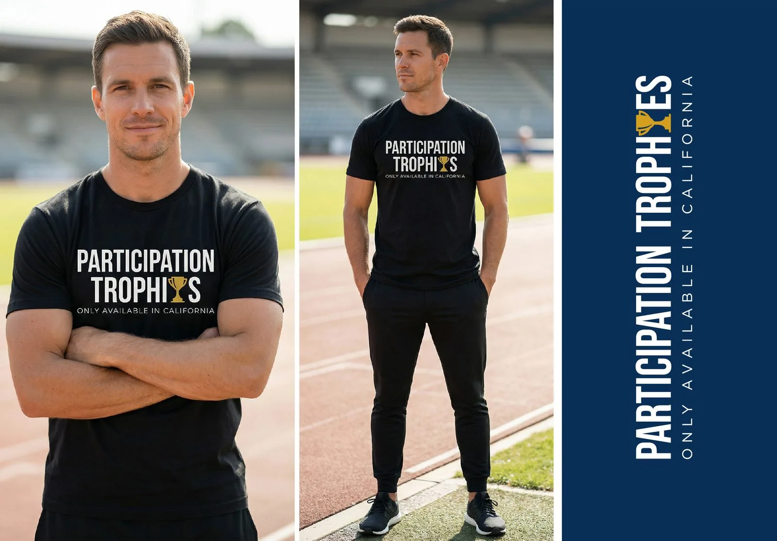 Participation Trophies Only Available in California t-shirt design