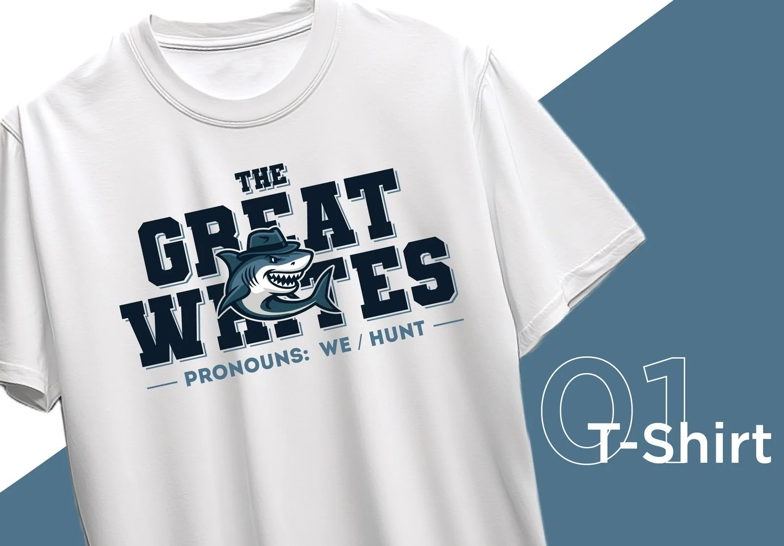 Pronouns We Hunt t-shirt mockup