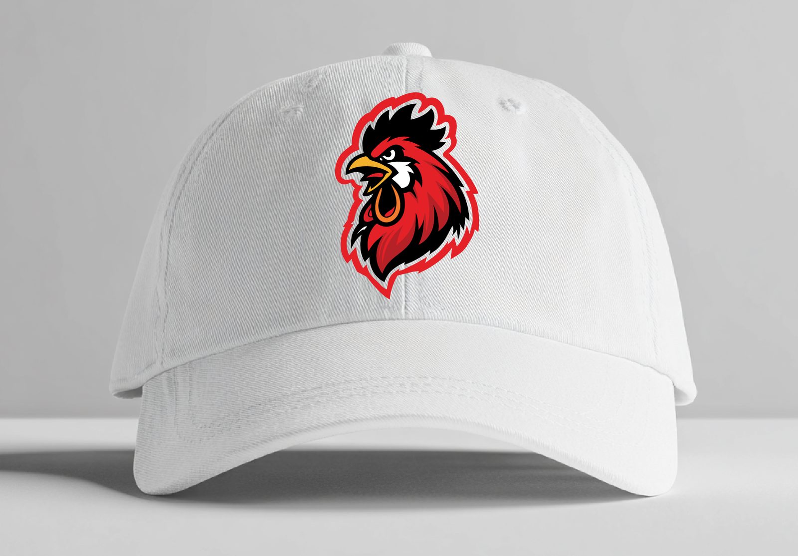 Wake Up Sports branded cap mockup