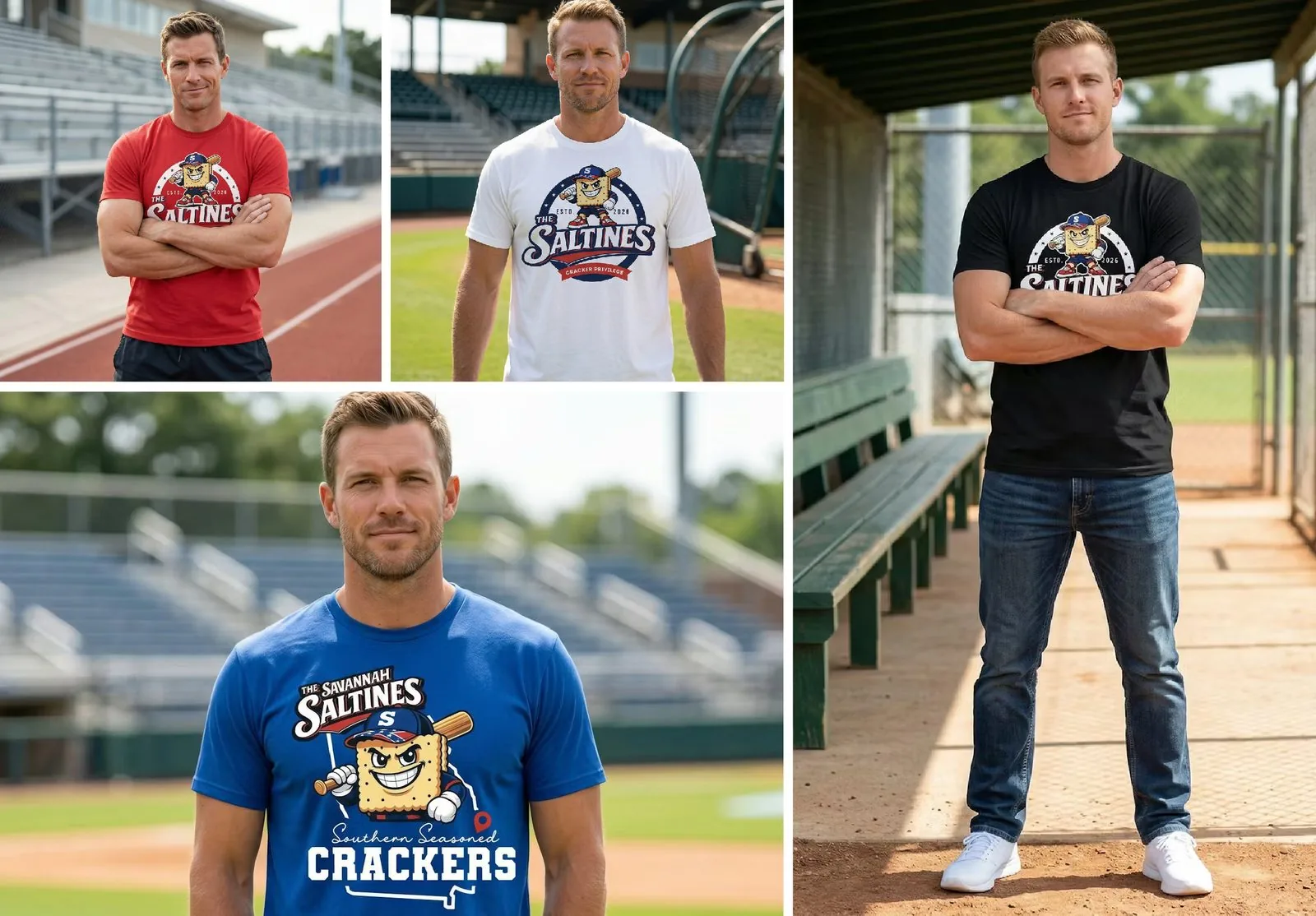 Cracker Privilege tee in four colourways
