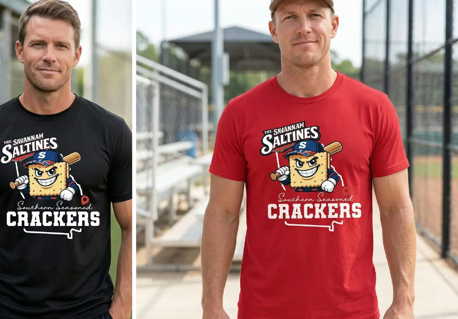 Southern Seasoned tee in black and red