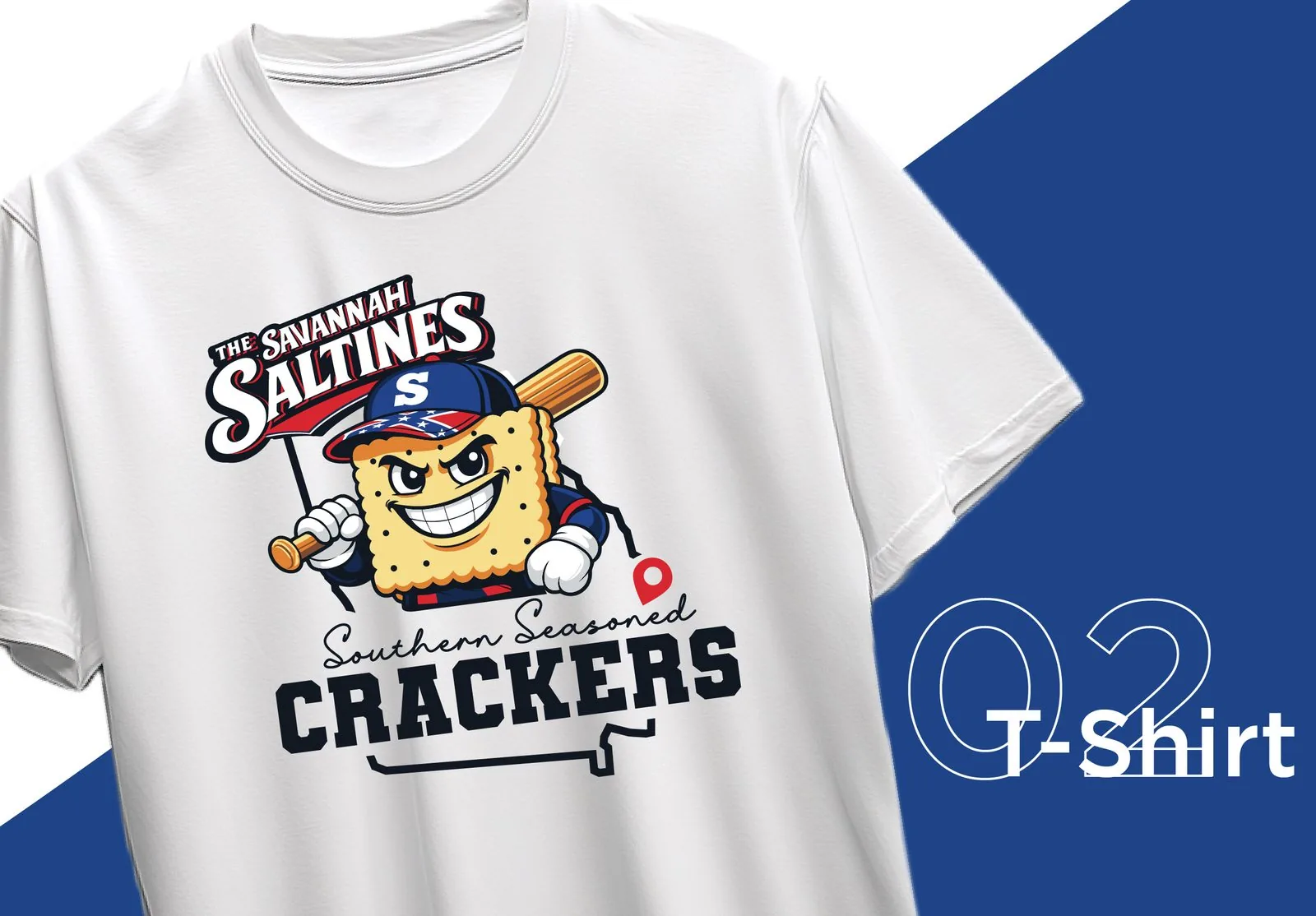 Southern Seasoned Crackers t-shirt mockup